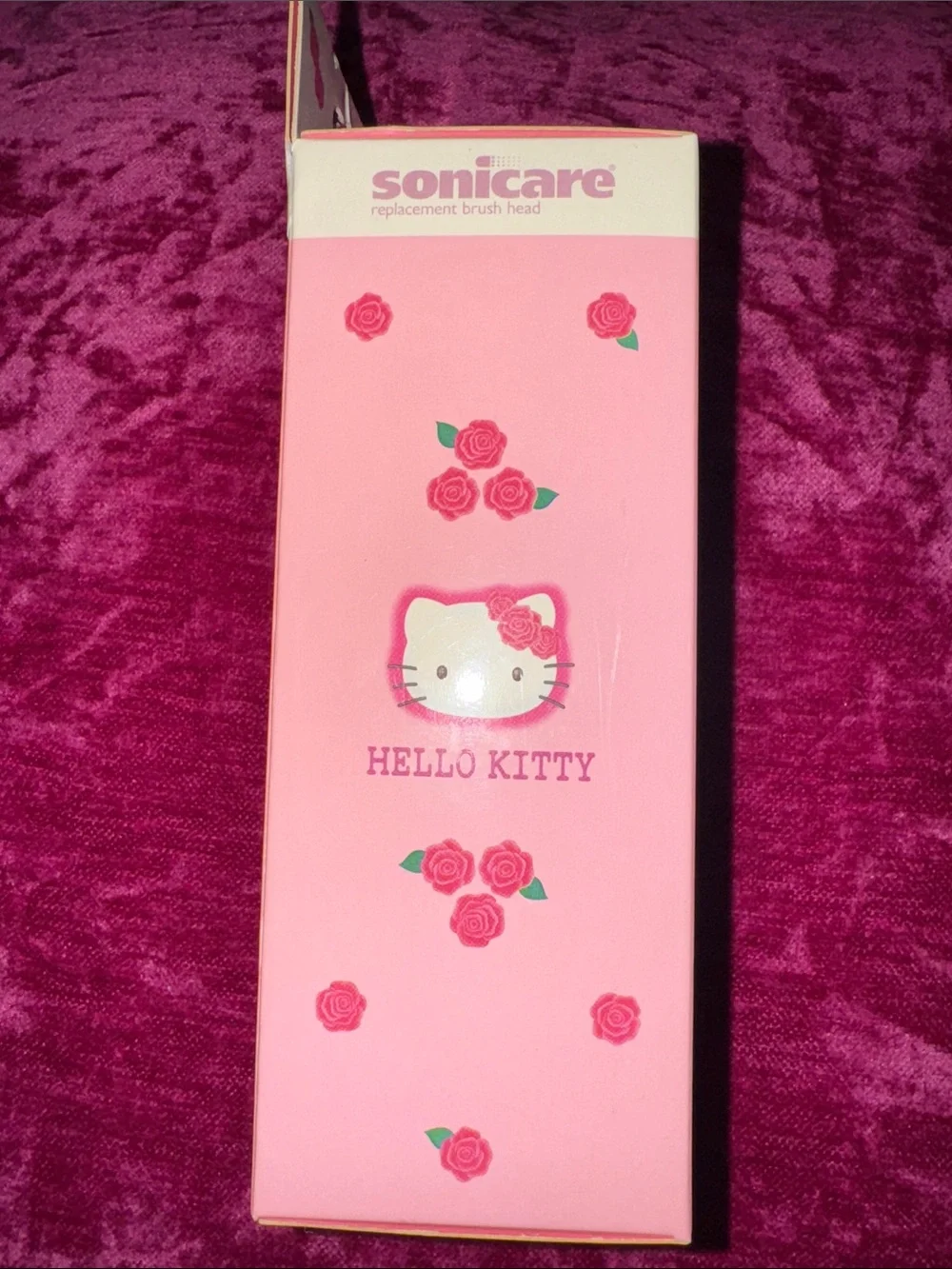 Vintage Y2K 2001 Sonicare Hello Kitty Replacement Brush Head - Pink & White